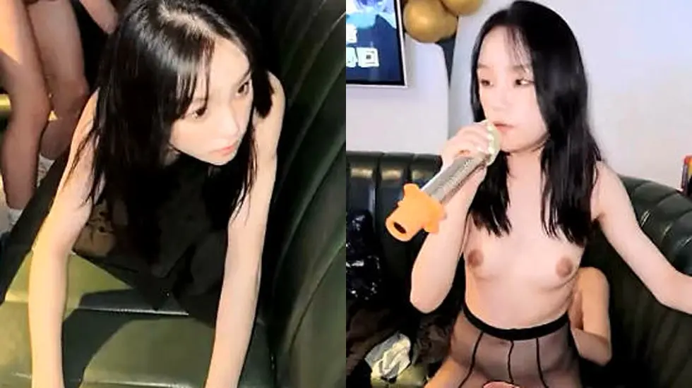 淫乱KTV00后小妹灯红酒绿间沙发性交