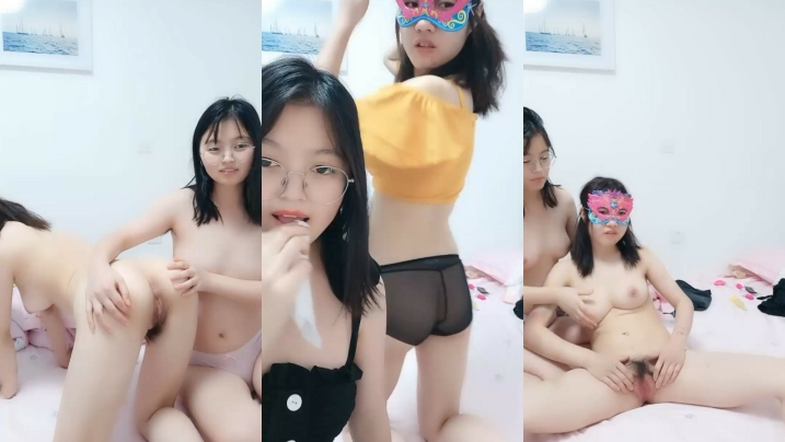 幸福老哥双飞童颜巨乳00后嫩妹长相清纯诱人粉穴双女互摸掰穴震动棒摩擦口交后入抽插猛操